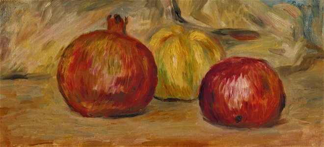 Renoir - Grenades et pomme, 1901