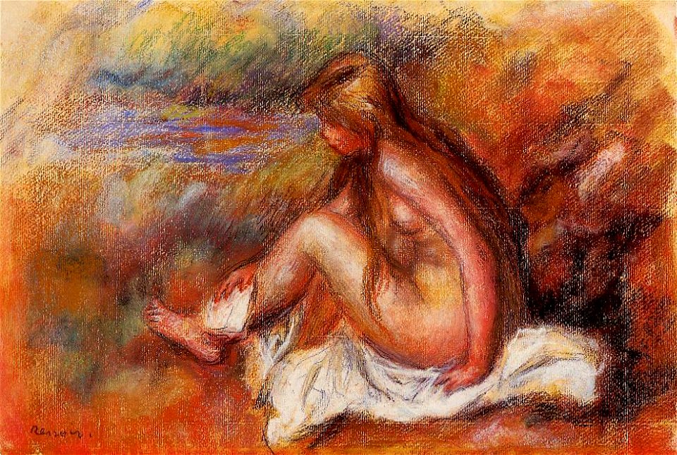 Renoir - bather-seated-by-the-sea.jpg!PinterestLarge