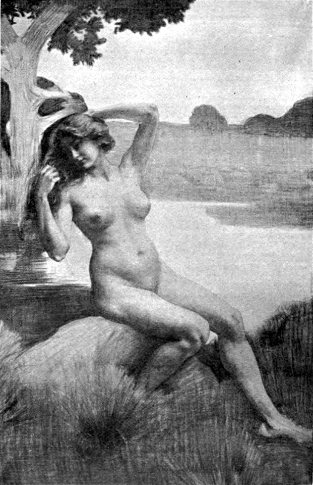 Rene Menard - etude pour avant le bain