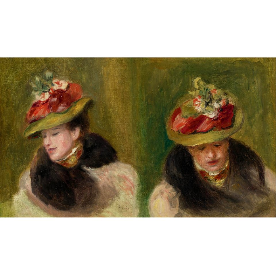 Renoir - DOUBLE PORTRAIT DE JEANNE BAUDOT