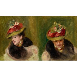 Renoir - DOUBLE PORTRAIT DE JEANNE BAUDOT