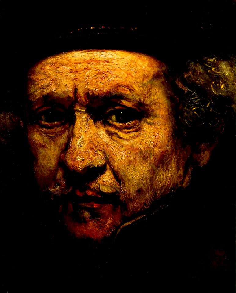 Rembrandt - Self-Portrait (detail) - WGA19218