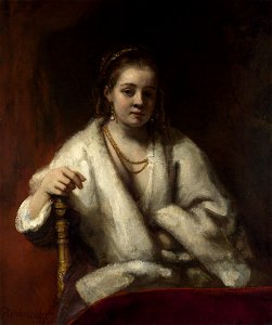 Rembrandt, Portrait of Hendrickje Stoffels