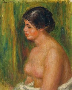 Renoir - Buste de femme nue, circa 1900