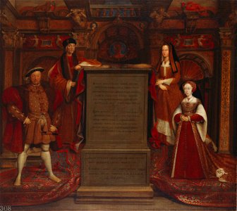 Remigius van Leemput (d. 1675) - Henry VII, Elizabeth of York, Henry VIII and Jane Seymour - RCIN 405750 - Royal Collection