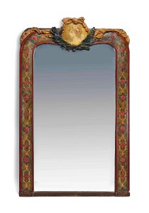 Renoir - Encadrement de miroir surmonté d'un médaillon 'Tête de jeune fille' pour le salon de Madame Charpentier, vers 1978-79