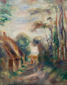 Renoir - Chaumières aux environs de Berneval, 1897