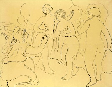 Renoir - Etude pour Le Jugement de Pâris, 82 x 99.7 cm