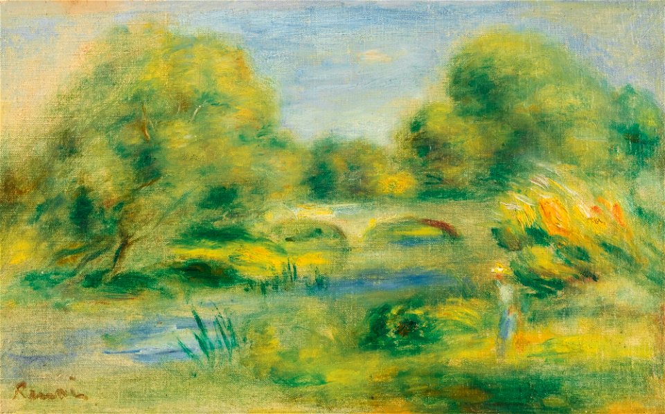 Renoir - LE PONT, 1900