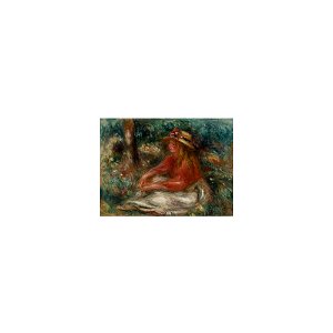 Renoir - JEUNE FILLE ASSISE SUR L'HERBE
