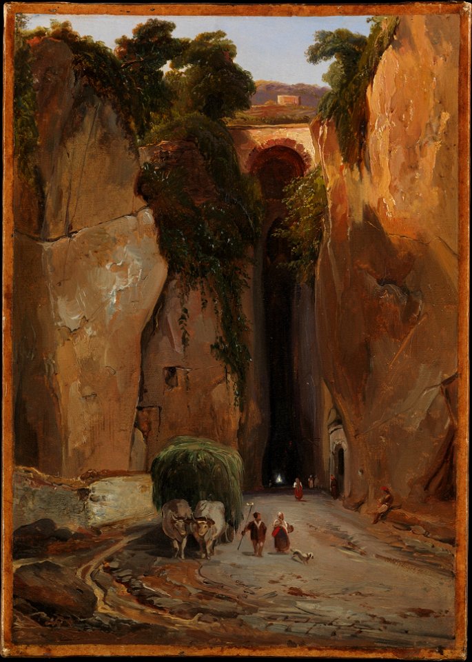 Charles Rémond Entrance to the Grotto of Posilipo