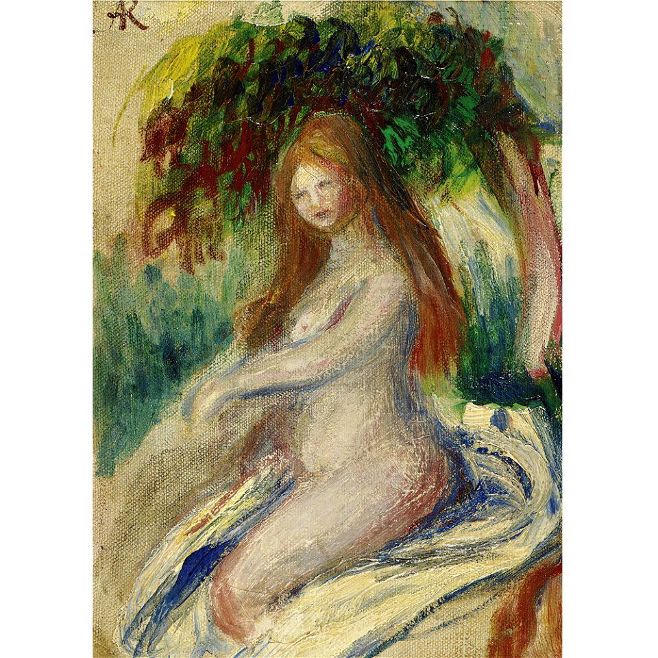 Renoir - BAIGNEUSE, 20 by 14.5 cm