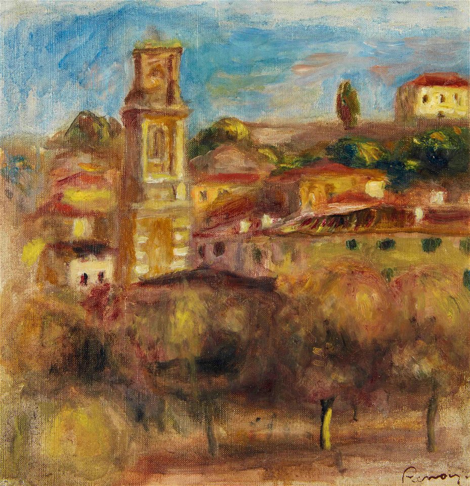 Renoir - Le vieux Nice, vu d’une fenêtre, 1918