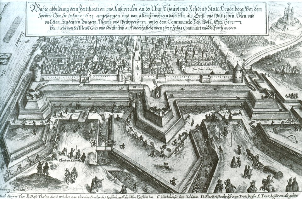 Renaissance B26 Befestigung von Heidelberg