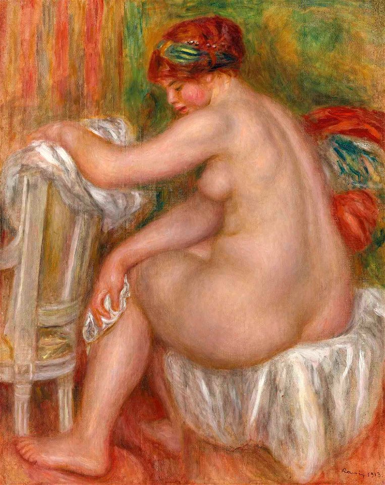 Renoir - Femme nue à sa toilette or Femme s’essuyant, 1913