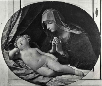 Reni - Madonna in adorazione del Bambino dormiente, Galleria Doria Pamphilj