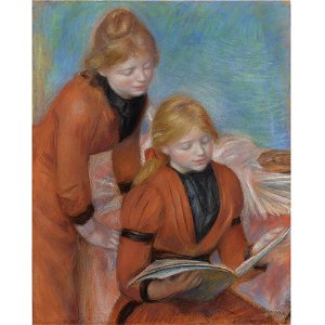 Renoir - LA LECTURE, circa 1889