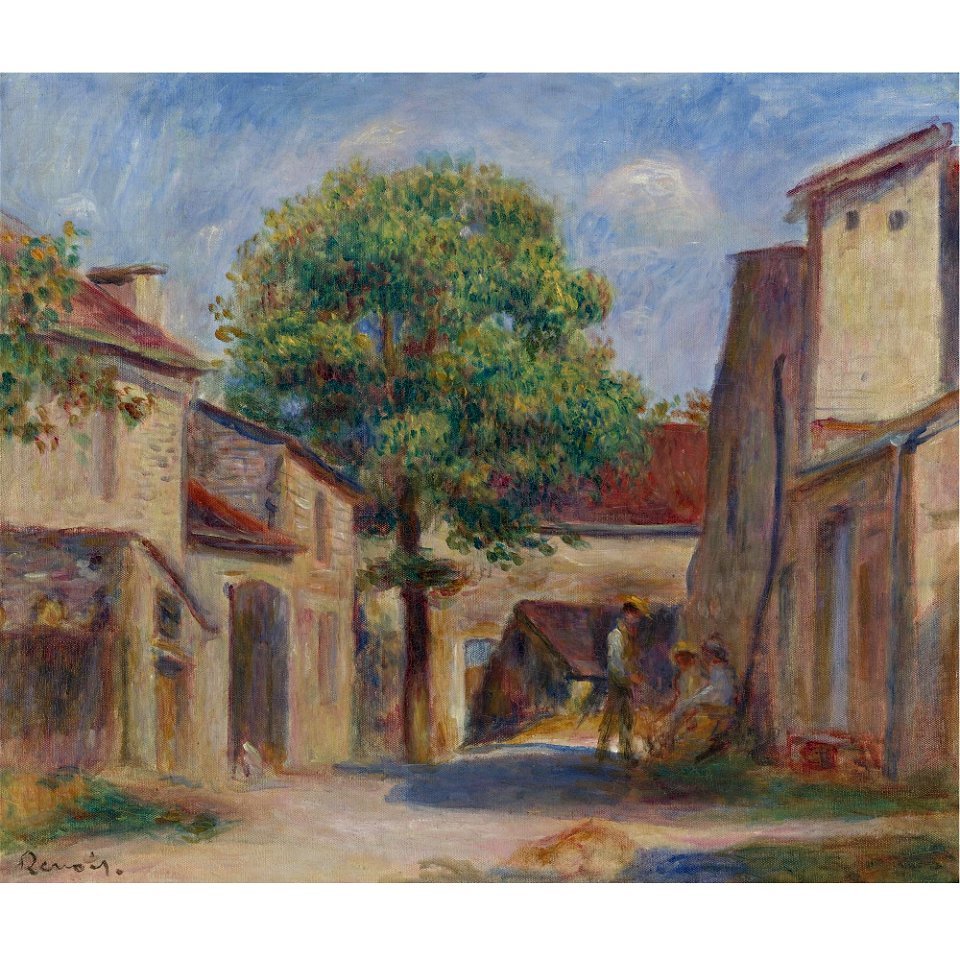 Renoir - COUR DE FERME À ESSOYES