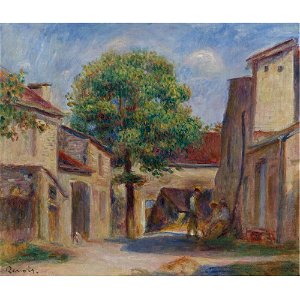 Renoir - COUR DE FERME À ESSOYES