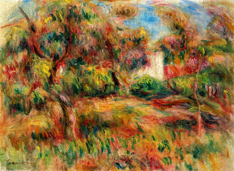 Renoir - Paysage à la cabane (Petit paysage)