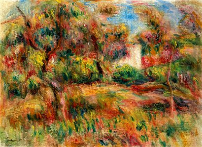 Renoir - Paysage à la cabane (Petit paysage)