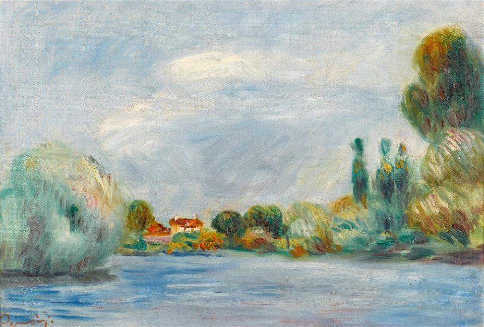Renoir - MAISON SUR LA RIVE