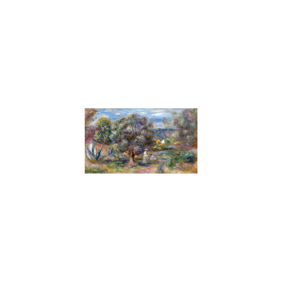 Renoir - ALOES, LA CUEILLETE À CAGNES, 1910