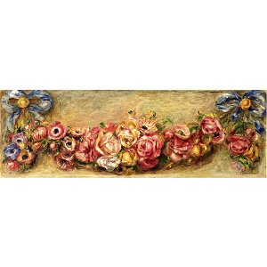 Renoir - GUIRLANDE DE ROSES, circa 1910