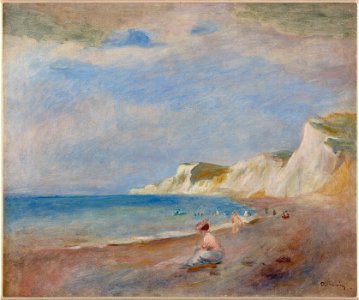 Renoir - La plage de Varengeville, circa 1880