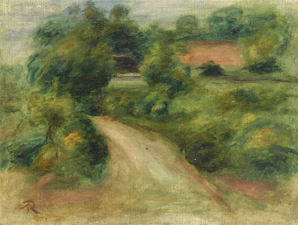 Renoir - Paysage, 20 x 25.4 cm