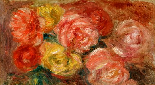 Renoir - NATURE MORTE AUX ROSES, 1918