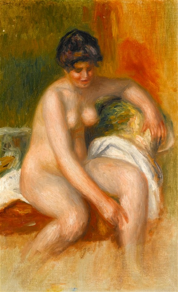 Renoir - FEMME NUE DANS UN INTÉRIEUR, circa 1905