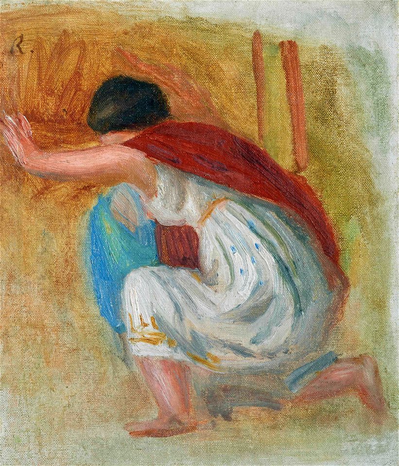 Renoir - Etude pour Oedipe, La Tragédienne, circa 1895