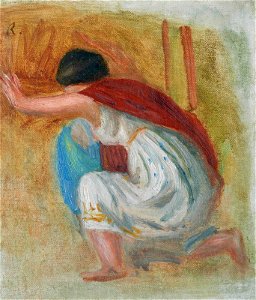 Renoir - Etude pour Oedipe, La Tragédienne, circa 1895