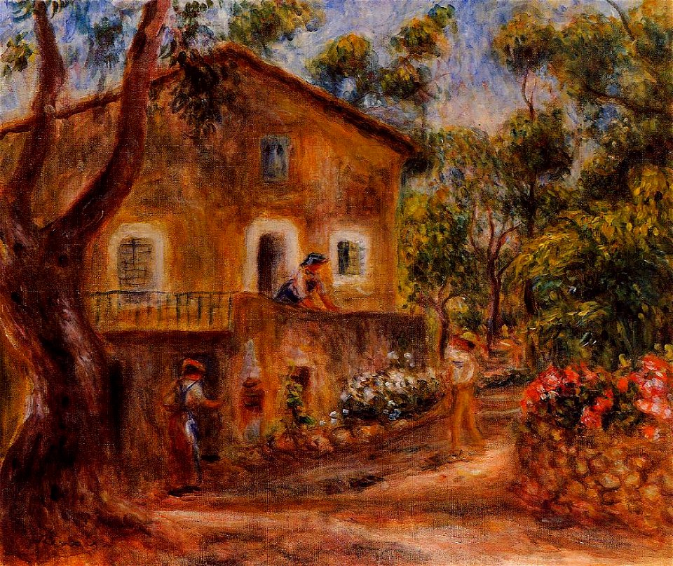 Renoir - house-in-collett-at-cagnes-1912.jpg!PinterestLarge