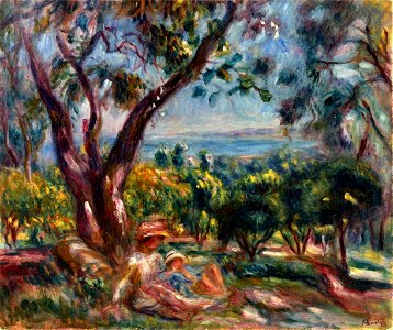 Renoir - cagnes-landscape-with-woman-and-child-1910.jpg!PinterestLarge
