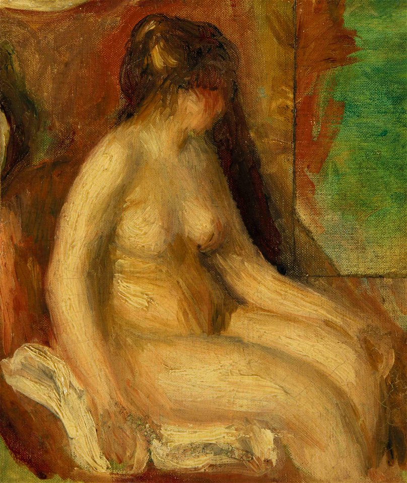 Renoir - Femme nue assise, circa 1900