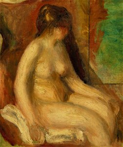Renoir - Femme nue assise, circa 1900