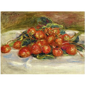 Renoir - NATURE MORTE AUX FRAISES