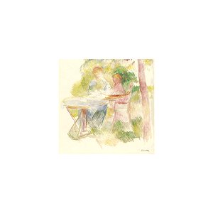 Renoir - FEMME ET ENFANT DANS UN JARDIN, 1880