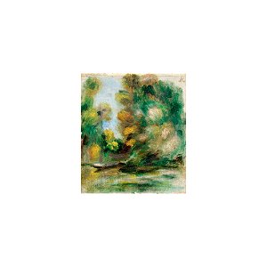 Renoir - BORD DE RIVIÈRE, LA BARQUE