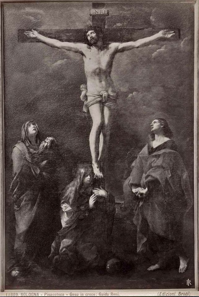 Reni - Cristo crocifisso con la Madonna, san Giovanni Evangelista e santa Maria Maddalena, inv. 441
