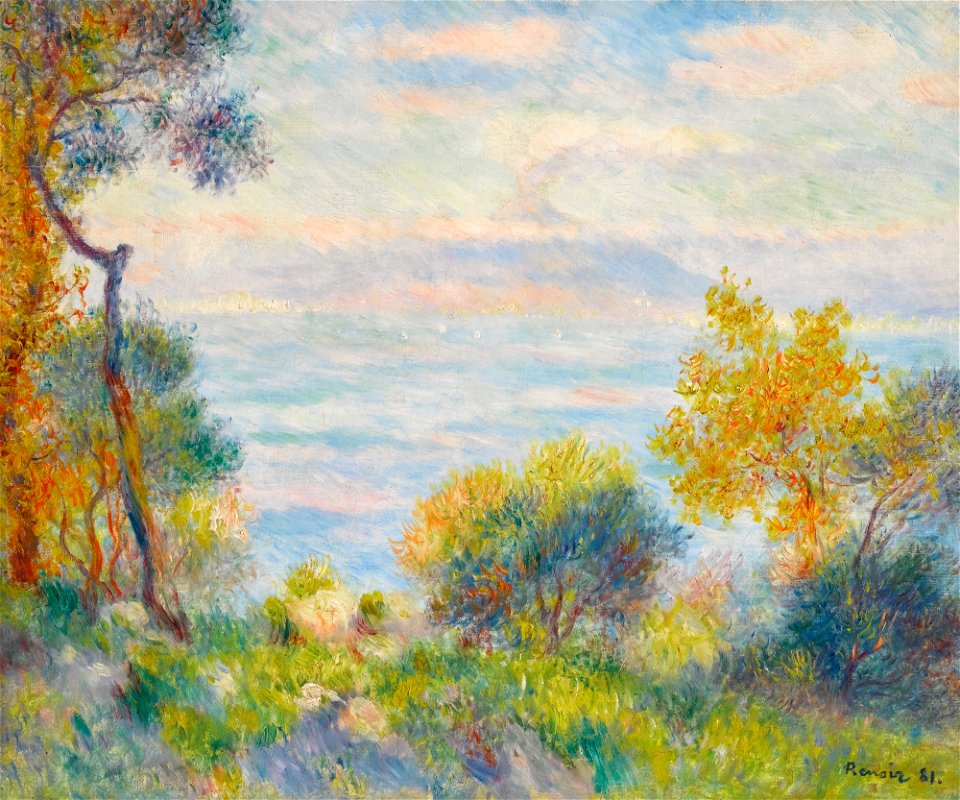 Renoir - CAPO DI MONTE, SORRENTE (BAIE DE NAPLES), 1881