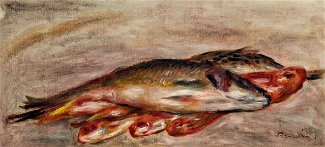 Renoir - La nature morte aux poissons, 1917