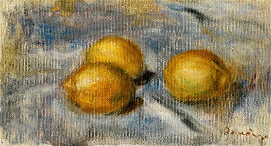 Renoir - NATURE MORTE AUX CITRONS, 1918