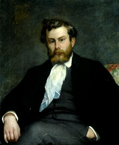 Renoir - Alfred Sisley, 1864. Free illustration for personal and commercial use.