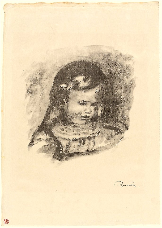 Renoir - Claude Renoir, Head Lowered, 1951.81