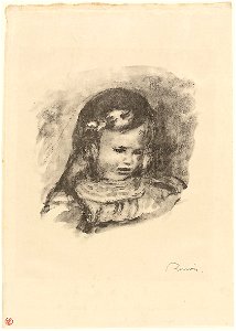 Renoir - Claude Renoir, Head Lowered, 1951.81