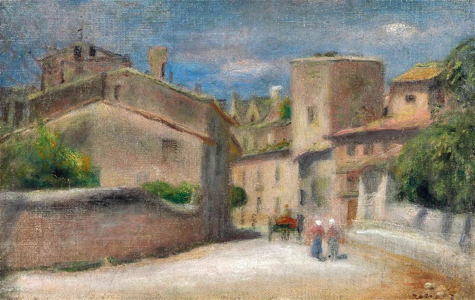 Renoir - Rue à Villeneuve-les-Avignon, circa 1905