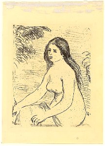 Renoir - Seated Nude Woman, 1954.1043